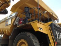 Muster Fire Suppression on Komatsu HD785 Mining Vehicle