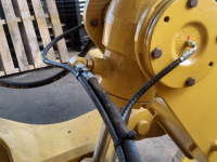 Remote Grease Line Connection on Caterpillar Grader